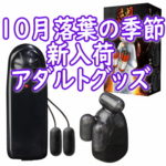 10月落葉の季節の新入荷アダルトグッズ